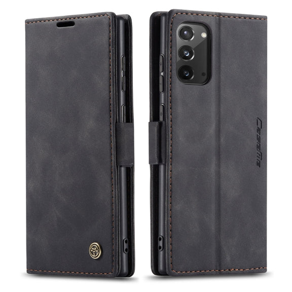 For Samsung Galaxy Note20 CaseMe Multifunctional Horizontal Flip Leather Case, with Card Slot & Holder & Wallet(Black)