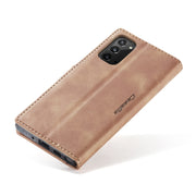 For Samsung Galaxy Note20 CaseMe Multifunctional Horizontal Flip Leather Case, with Card Slot & Holder & Wallet(Brown)