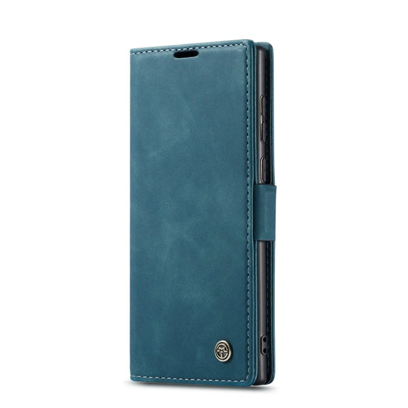 For Samsung Galaxy Note20 CaseMe Multifunctional Horizontal Flip Leather Case, with Card Slot & Holder & Wallet(Blue)