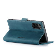 For Samsung Galaxy Note20 CaseMe Multifunctional Horizontal Flip Leather Case, with Card Slot & Holder & Wallet(Blue)