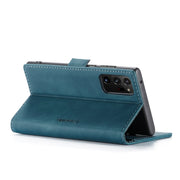 For Samsung Galaxy Note20 Ultra CaseMe Multifunctional Horizontal Flip Leather Case, with Card Slot & Holder & Wallet(Blue)