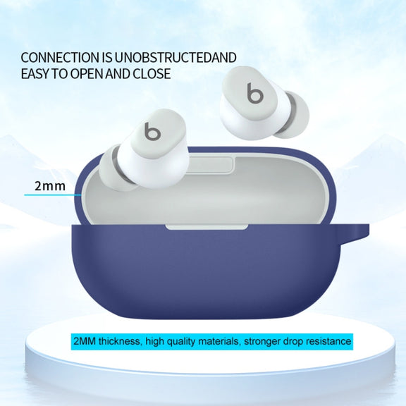 For Beats Solo Buds Wireless Earphones Silicone Protective Case(Yellow)