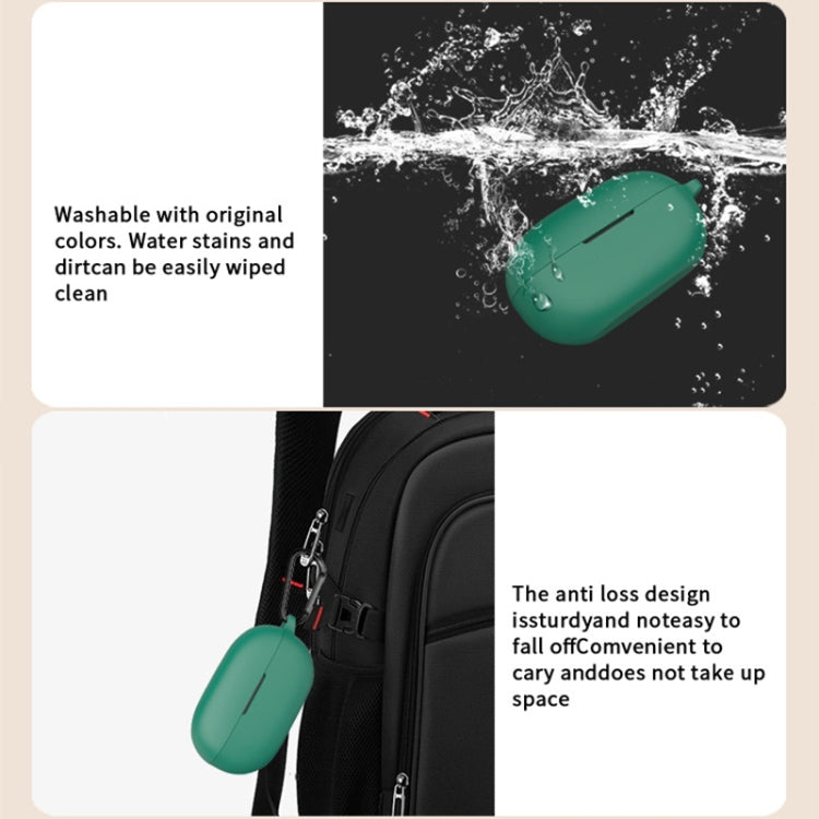 For Beats Solo Buds Wireless Earphones Silicone Protective Case(Matcha Green)