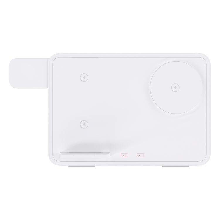 C30 15W 3 in 1 Magnetic Wireless Charger with Night Light(White) - Wireless Charger by PMC Jewellery | Online Shopping South Africa | PMC Jewellery | Buy Now Pay Later Mobicred