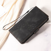 For Redmi K70 / K70 Pro Embossed Rhombus Starry Leather Phone Case(Black)
