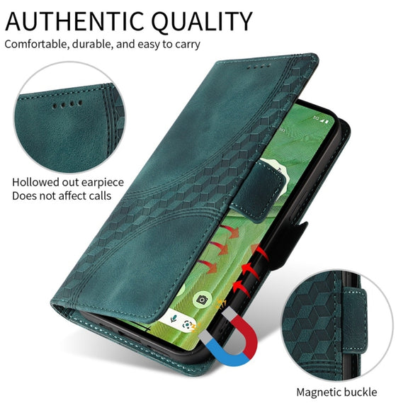 For Redmi K70 Ultra Embossed Rhombus Starry Leather Phone Case(Green)