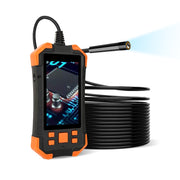 T20 4.3 inch IPS Screen 7.9mm Triple Camera IP67 Water-resistant Hard Cable Digital Endoscope, Length:3.5m(Black Orange)