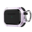 For AirPods 3 Armor TPU + PC Earbuds Box Protective Case with Metal Buckle(Lavender) - free shipping - PMC Jewellery - Order now!