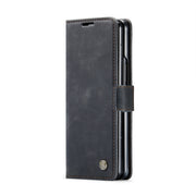 For Samsung Galaxy Z Fold6 5G CaseMe 013 Multifunctional Horizontal Flip Leather Phone Case(Black)