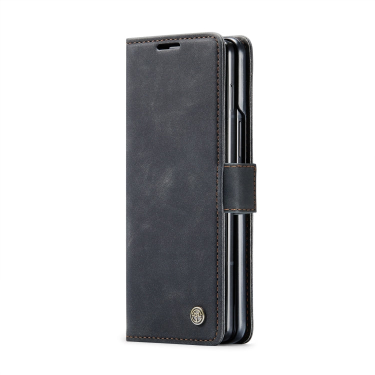 For Samsung Galaxy Z Fold6 5G CaseMe 013 Multifunctional Horizontal Flip Leather Phone Case(Black)