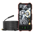 T21 4.5 inch IPS Color Screen 8mm Single Camera Split Hard Cable Industrial Endoscope, Length:2m(Black Red) -  by PMC TechLife | Online Shopping South Africa | PMC TechLife | Buy Now Pay Later Mobicred