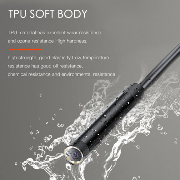 T21 4.5 inch IPS Color Screen 3.9mm Single Camera Split Hard Cable Industrial Endoscope, Length:1m(Black Red)