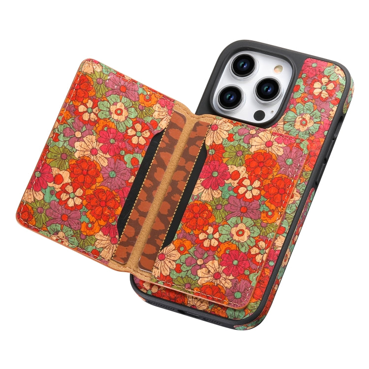 For iPhone 16 Pro MagSafe Detachable Card Slot Holder Phone Case(Red)