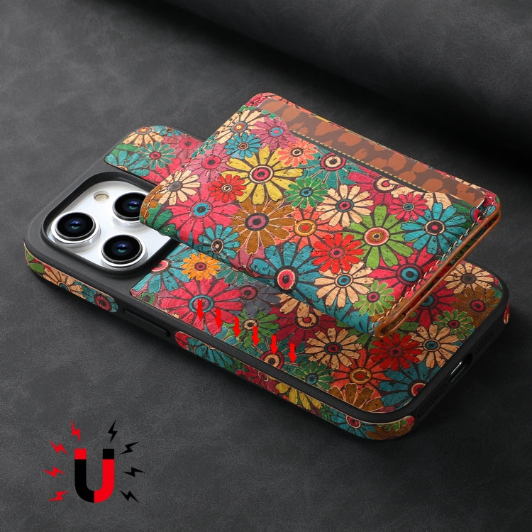 For iPhone 16 Pro Max MagSafe Detachable Card Slot Holder Phone Case(Green) - iPhone 16 Pro Max Cases by PMC TechLife | Online Shopping South Africa | PMC TechLife | Buy Now Pay Later Mobicred