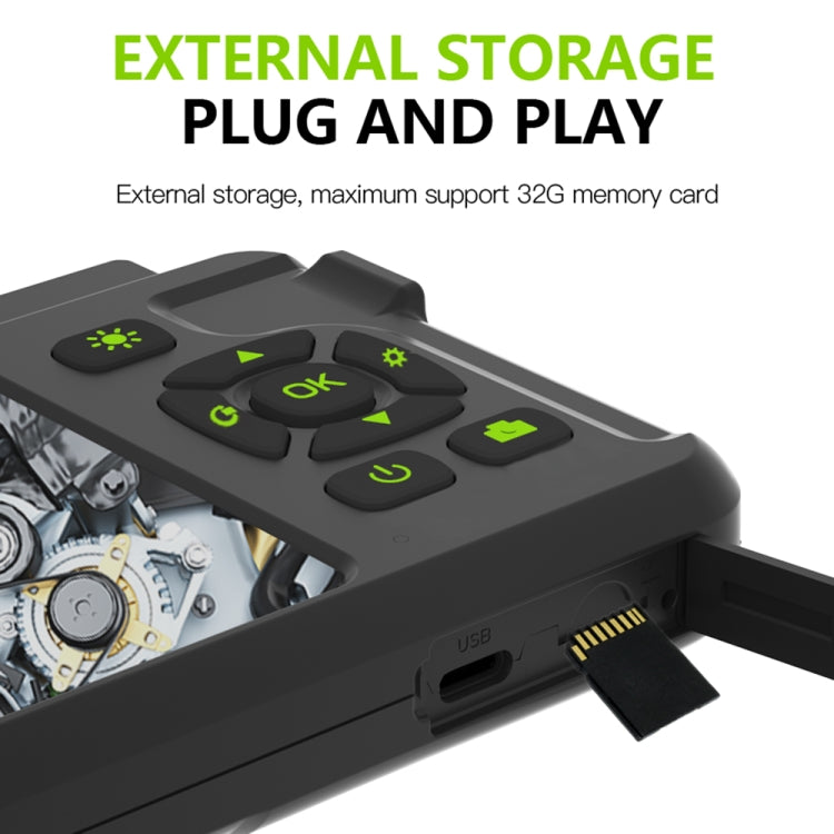 T22 4.5 inch IPS Color Screen 5.5mm Single Camera Hard Cable Industrial Endoscope, Length:10m(Black Orange) -  by PMC TechLife | Online Shopping South Africa | PMC TechLife | Buy Now Pay Later Mobicred