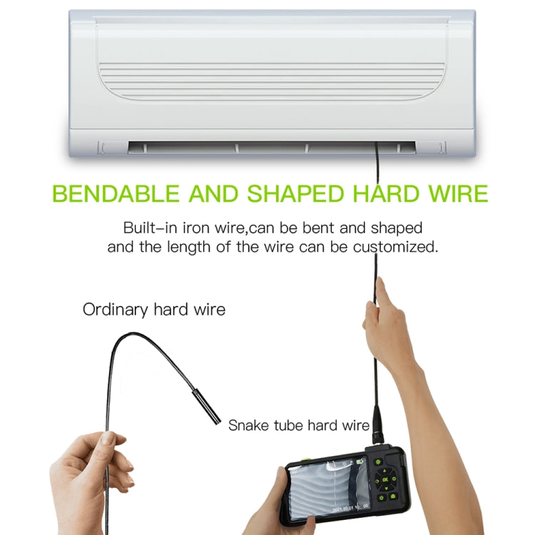 T22 4.5 inch IPS Color Screen 3.9mm Single Camera Hard Cable Industrial Endoscope, Length:5m(Black Orange) -  by PMC TechLife | Online Shopping South Africa | PMC TechLife | Buy Now Pay Later Mobicred