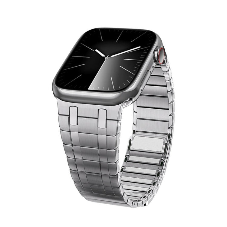 For Apple Watch Series 5 44mm Magnetic Stainless Steel Watch Band(Silver) - free shipping - PMc TechLife - Order now!