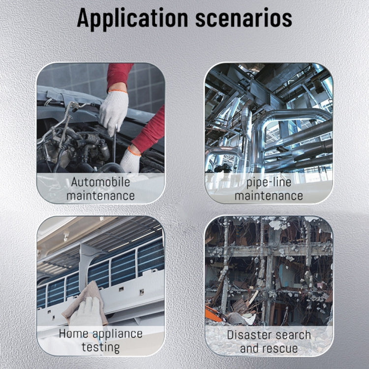 T27 5 inch IPS Color Screen 7.9mm Dual Camera Handheld Hard Cable HD Industrial Endoscope, Length:2m(Orange Black) -  by PMC TechLife | Online Shopping South Africa | PMC TechLife | Buy Now Pay Later Mobicred