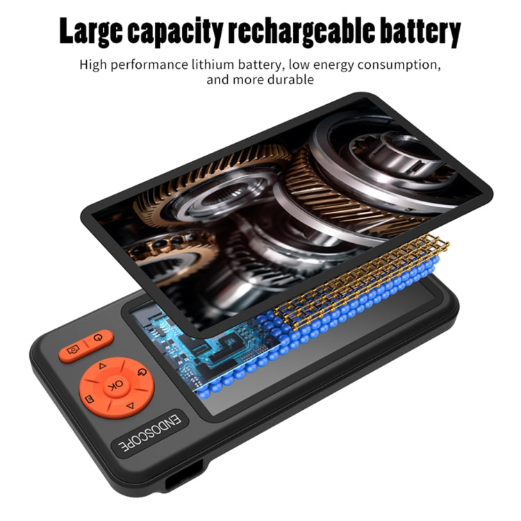 T29 5 inch IPS Screen 8mm Single Lens IP67 Waterproof Industrial Endoscope With Bracket, Length:10m -  by PMC TechLife | Online Shopping South Africa | PMC TechLife | Buy Now Pay Later Mobicred