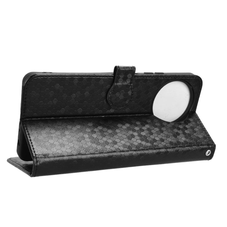 For Blackview Shark 8 Honeycomb Dot Texture Leather Phone Case(Black) - More Brand by PMC TechLife | Online Shopping South Africa | PMC TechLife | Buy Now Pay Later Mobicred