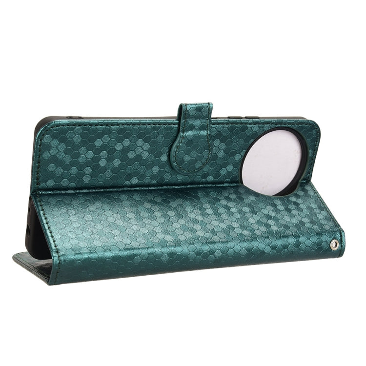 For Blackview Shark 8 Honeycomb Dot Texture Leather Phone Case(Green) - More Brand by PMC TechLife | Online Shopping South Africa | PMC TechLife | Buy Now Pay Later Mobicred