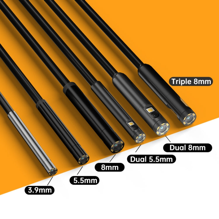 Y15 8mm Single Camera WiFi Connected Hard Cable HD Industrial Endoscope, Length:10m(Black) -  by PMC TechLife | Online Shopping South Africa | PMC TechLife | Buy Now Pay Later Mobicred