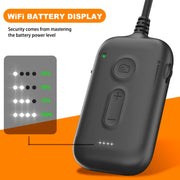 Y15 7.9mm Triple Camera WiFi Connected Hard Cable HD Industrial Endoscope, Length:2m(Black)
