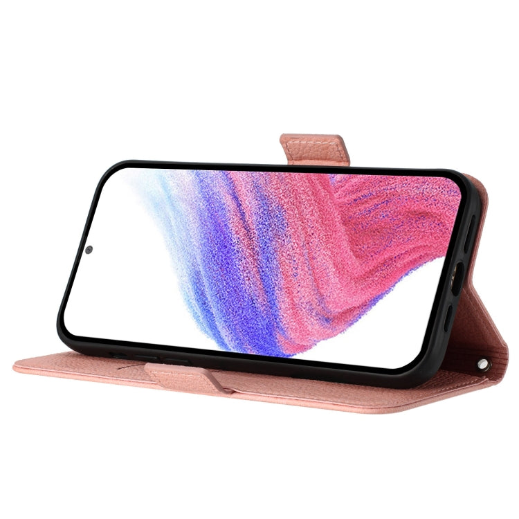 For Google Pixel 9 / 9 Pro Embossed Rose RFID Anti-theft Leather Phone Case(Pink) - Google Cases by PMC TechLife | Online Shopping South Africa | PMC TechLife | Buy Now Pay Later Mobicred