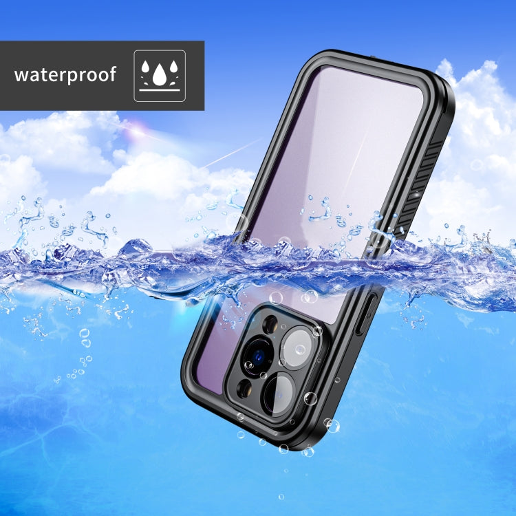 For iPhone 14 Pro RedPepper Shockproof IP68 Waterproof PC + TPU Protective Case(Black) - free shipping - PMc TechLife - Order now!