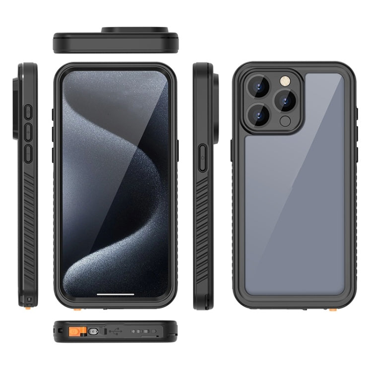 For iPhone 15 Pro Max RedPepper Shockproof IP68 Waterproof PC + TPU Protective Case(Black) - free shipping - PMC Jewellery - Order now!