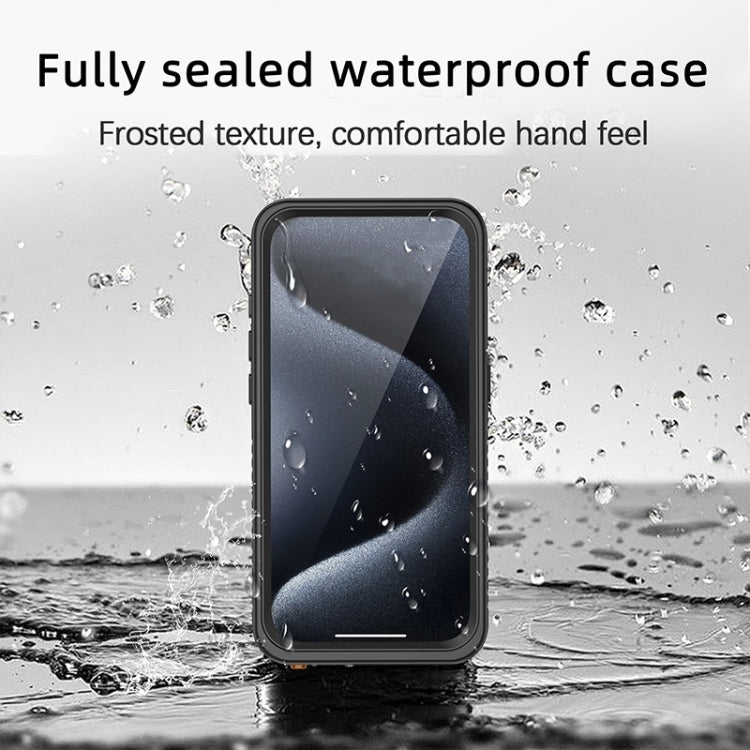 For iPhone 15 Pro Max RedPepper Shockproof IP68 Waterproof PC + TPU Protective Case(Black) - free shipping - PMC Jewellery - Order now!