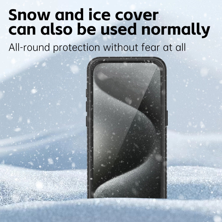 For iPhone 15 Pro RedPepper Shockproof IP68 Waterproof PC + TPU Protective Case(Black) - free shipping - PMC Jewellery - Order now!