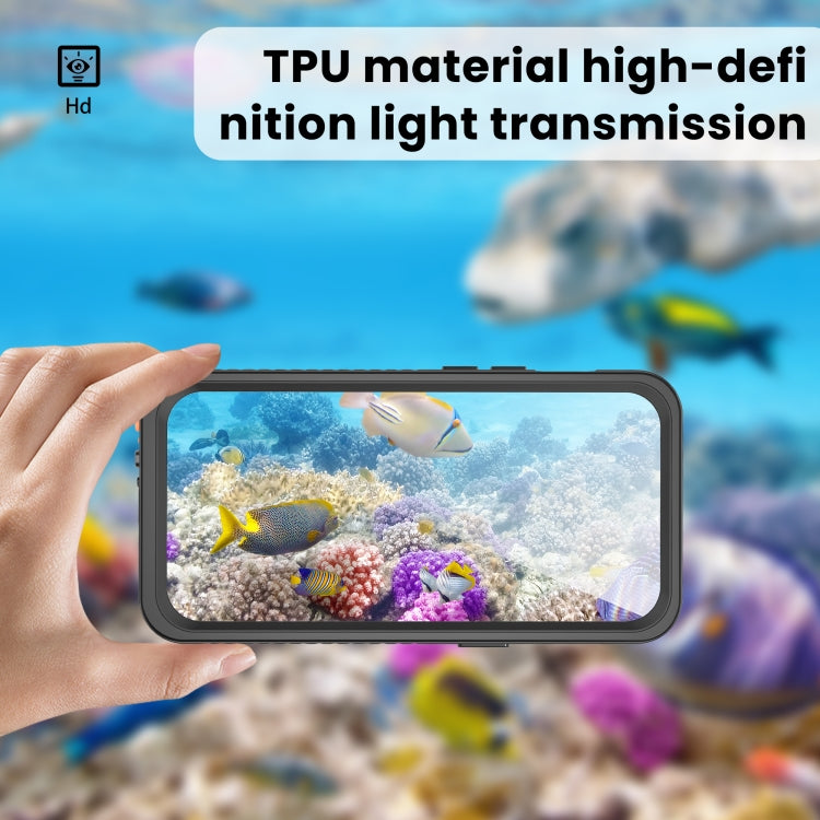 For iPhone 15 RedPepper Shockproof IP68 Waterproof PC + TPU Protective Case(Black) - free shipping - PMC Jewellery - Order now!