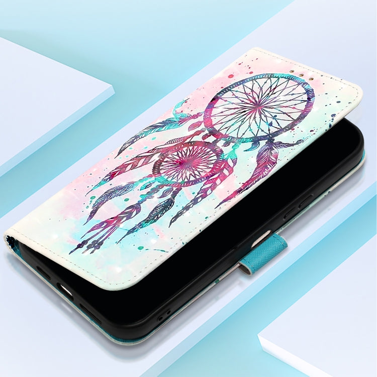 For Samsung Galaxy S25 5G 3D Painting Horizontal Flip Leather Phone Case(Color Drop Wind Chimes) - free shipping - PMC Jewellery - Order now!