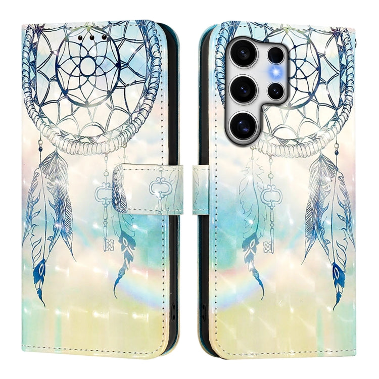 For Samsung Galaxy S25 Ultra 5G 3D Painting Horizontal Flip Leather Phone Case(Dream Wind Chimes) - Galaxy S25 Ultra 5G Cases by PMC Jewellery | Online Shopping South Africa | PMC Jewellery | Buy Now Pay Later Mobicred