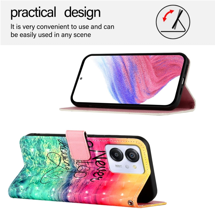 For Blackview Color 8 3D Painting Horizontal Flip Leather Phone Case(Chasing Dreams)