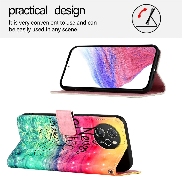 For Blackview Shark 8 3D Painting Horizontal Flip Leather Phone Case(Chasing Dreams) - More Brand by PMC TechLife | Online Shopping South Africa | PMC TechLife | Buy Now Pay Later Mobicred