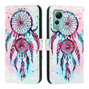 For Ulefone Note 14 3D Painting Horizontal Flip Leather Phone Case(Color Drop Wind Chimes)