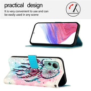 For Ulefone Note 14 3D Painting Horizontal Flip Leather Phone Case(Color Drop Wind Chimes)