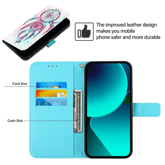 For Google Pixel 9 Pro XL 3D Painting Horizontal Flip Leather Phone Case(Color Drop Wind Chimes)