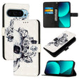 For Google Pixel 9 Pro XL 3D Painting Horizontal Flip Leather Phone Case(Skull) - Google Cases by PMC TechLife | Online Shopping South Africa | PMC TechLife | Buy Now Pay Later Mobicred