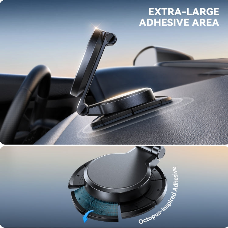 JOYROOM JR-ZS408 Metal Car Magnetic Wireless Charger Holder(Black) - free shipping - PMC Jewellery - Order now!