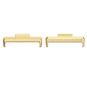 For Huawei Watch Fit3 20mm 1 Pair Zinc Alloy Metal Watch Band Connector(Gold)