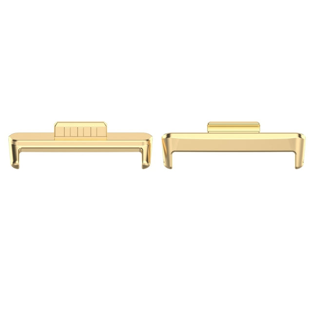 For Huawei Watch Fit3 20mm 1 Pair Zinc Alloy Metal Watch Band Connector(Gold)