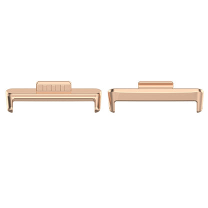 For Huawei Watch Fit3 20mm 1 Pair Zinc Alloy Metal Watch Band Connector(Rose Gold) - free shipping - PMC Jewellery - Order now!