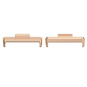 For Huawei Watch Fit3 20mm 1 Pair Zinc Alloy Metal Watch Band Connector(Rose Gold)