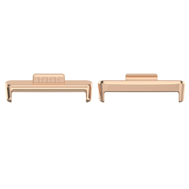 For Huawei Watch Fit3 20mm 1 Pair Zinc Alloy Metal Watch Band Connector(Rose Gold)