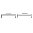 For Huawei Watch Fit3 20mm 1 Pair Zinc Alloy Metal Watch Band Connector(Silver) - free shipping - PMc TechLife - Order now!