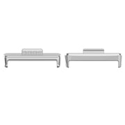 For Huawei Watch Fit3 20mm 1 Pair Zinc Alloy Metal Watch Band Connector(Silver)