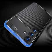 For Samsung Galaxy S25+ 5G Carbon Fiber Texture Shockproof TPU Phone Case(Black)
